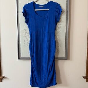 Loveappella Maternity Dress in Royal Blue